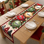 Custom Name Christmas Family Gathering Decor - Personalized Table Runner