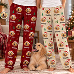 Custom Pet Photo Christmas Gifts For Dog And Cat Lovers - Personalized Pajamas Pants