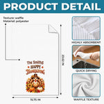 Custom Name Thanksgiving Harvest Gifts For Families - Personalized Kitchen Towel
