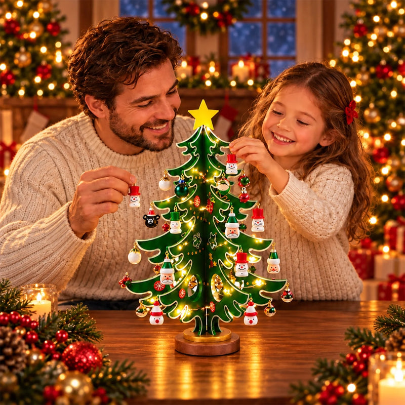 24 Days Surprise Xmas Gifts - Christmas Tree Ornaments Advent Calendar