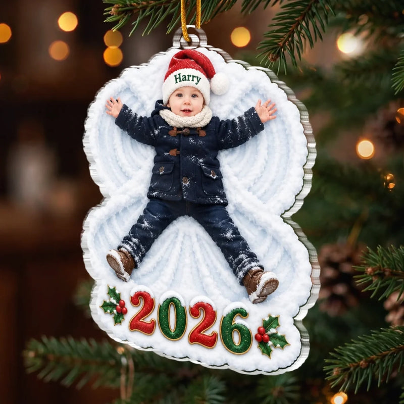 Custom Photo Baby Christmas Gifts - Personalized Acrylic Ornament