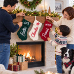 Custom Name Christmas Pet Gifts For Pet Lovers - Personalized Christmas Paw Stocking