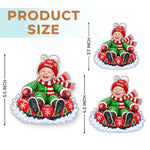 Custom Photo Christmas Gifts for Family - Personalized Acrylic Ornament