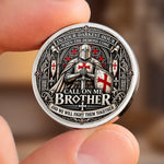 Custom Name Knight Brother Gifts - Personalized Pocket Hug Token