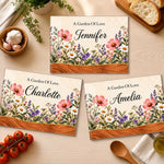 Custom Name Garden Of Love Gifts For Women - Personalized Glass Cutting Board