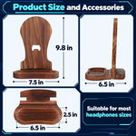 Custom Name Gaming Gifts for Gamers - Personalized Wooden Headset Stand