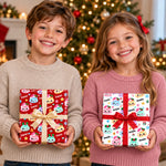 Custom Name Christmas Squishy Pattern Gifts For Kids, Family - Personalized Wrapping Paper