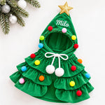 Custom Name Christmas Gifts For Dogs, Cats, Pet Lovers - Personalized Pet Christmas Cape