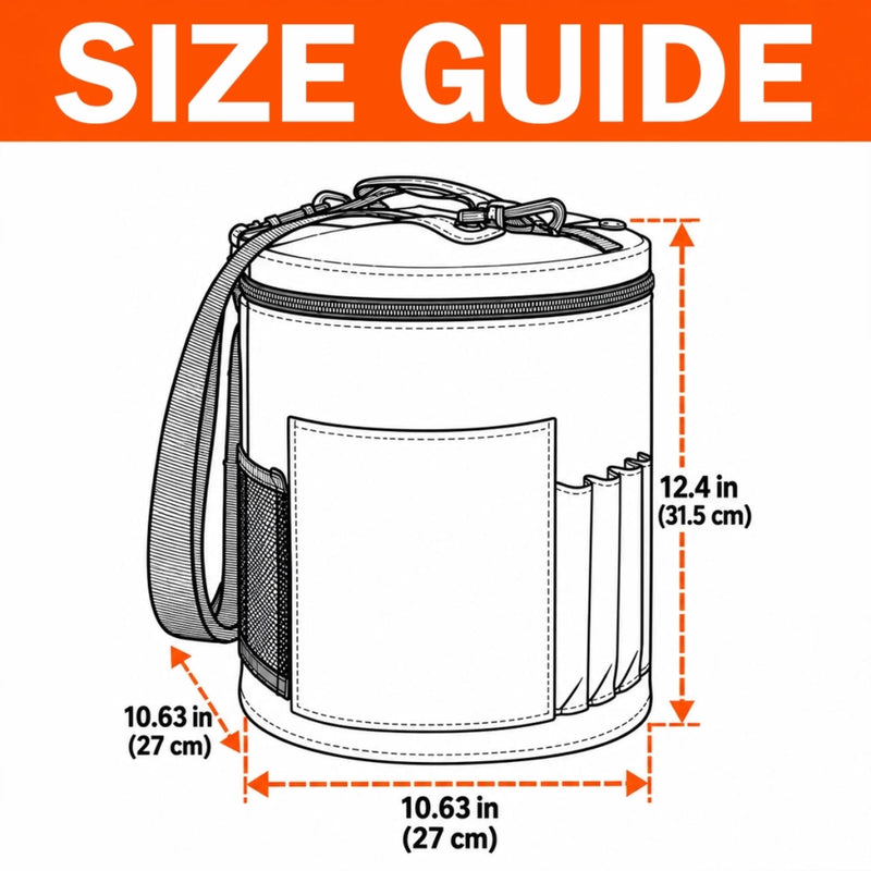 Custom Flower Yarn Storage Bag For Knitters, Women - Personalized Cylindrical Large Yarn Storage Bag