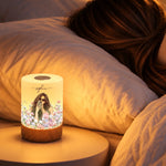 Custom Name Photo Flower Selfie Gifts for Her - Personalized Dimmable Touch Night Light