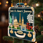 Custom Travel Christmas Gifts - Personalized Acrylic Ornament