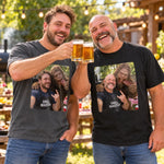 Custom Photo Grill Master Bigfoot Gifts for Men - Personalized Comfort T-Shirt