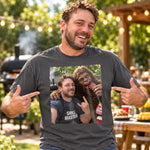 Custom Photo Grill Master Bigfoot Gifts for Men - Personalized Comfort T-Shirt