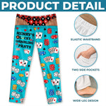 Custom Name Casino Poker Gifts for Couples - Personalized Pajama Pants