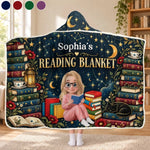 Custom Name Enchanted Reading Nook Gifts For Book Lovers - Personalized Snuggle Blanket