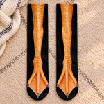 Custom Funny Bird Feet Gifts for Animal Lovers - Personalized Middle Tube Socks