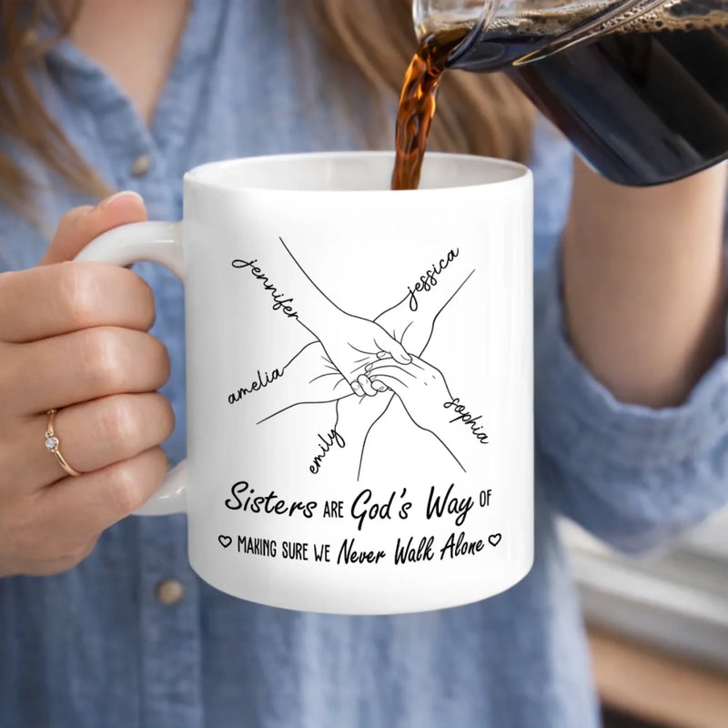 Custom Name Siblings Family Gifts - Personalized Mug