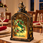 Custom Family Name Christmas Gifts - Personalized LED Candle Lantern