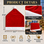 Custom Name Christmas Character Chair Decor - Personalized Chair Cover
