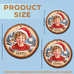 Custom Family Member Photo Christmas Gifts - Personalized Ornament