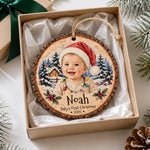 Custom Baby Photo First Christmas Gifts - Personalized Ornament