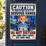 Custom Name Gamer Gifts for Kids - Personalized Metal Sign