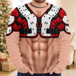 Custom Funny Football Beer Gifts for Men - Personalized Ugly Sweatshirt