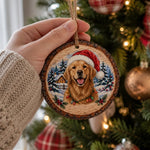 Custom Dog Photo Christmas Gift for Dog Lovers - Personalized Ornament
