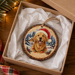 Custom Dog Photo Christmas Gift for Dog Lovers - Personalized Ornament