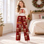 Custom Photo This Grandma Belongs To Christmas Gifts - Personalized Pajama Pants