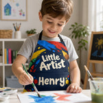 Custom Name Arts And Crafts Kids Gifts For Kids, Artists, Art Lovers - Personalized Apron With Pocket