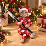 Custom Photo Christmas Elf Doll Gifts For Dog And Cat Lovers - Personalized Poseable Plush Doll copy
