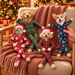 Custom Photo Christmas Elf Doll Gifts For Dog And Cat Lovers - Personalized Poseable Plush Doll copy