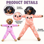 Custom Pastel Pajama Pet Lover Gifts For Dog And Cat Lovers - Personalized Poseable Plush Doll