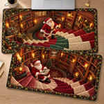 Custom Christmas Santa Decor - Personalized Desk Mat