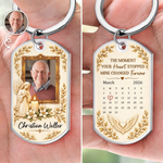 Custom Photo Memorial Angel Tribute Gifts - Personalized Keychain