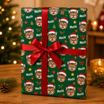 Custom Cat Photo Christmas Gifts for Cat Lovers - Personalized Wrapping Paper