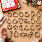 Christmas Baking Cookie Cutter Set Holiday Gifts For Family, Bakers - Christmas Cookie Cutter