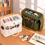 Custom Floral Painting Gifts For Art Lovers - Personalized Canvas Yarn Tote Bag