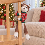Custom Photo Pet Face Funny Ugly Christmas Sweater Gifts For Pet Lovers - Personalized Poseable Plush Doll