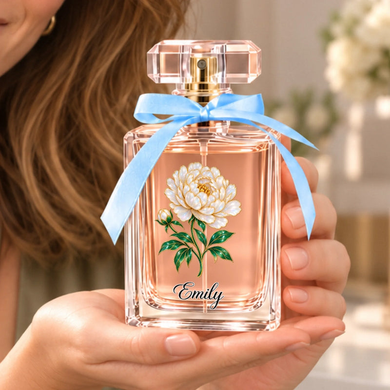 Custom Floral Gifts For Her - Personalized Refillable Perfume Bottle