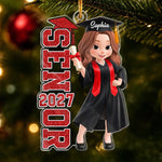 Custom Name Graduation Class of 2027 Gifts - Personalized Acrylic Ornament