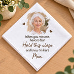 Custom Photo Sympathy Memorial Gifts - Personalized Handkerchief