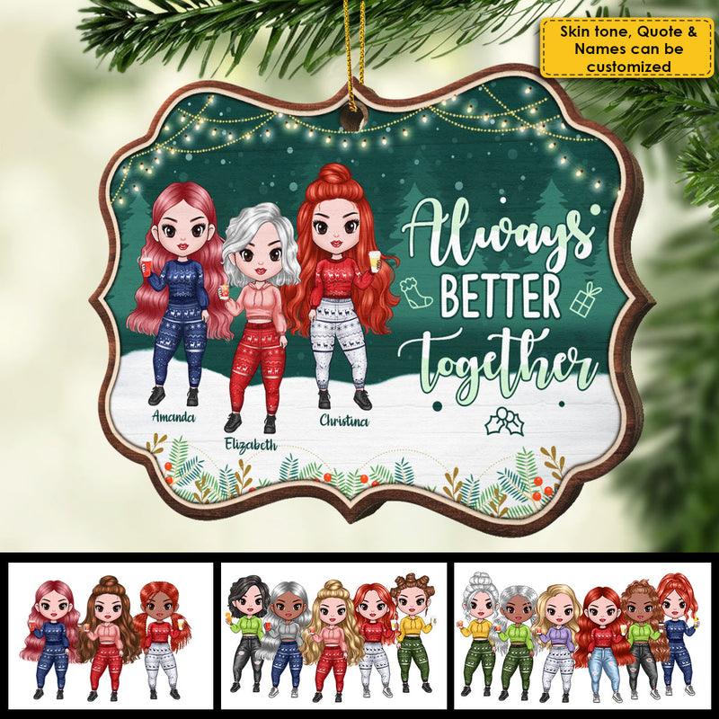 You Are My Person - You Will Always Be My Person - Personalized Custom Benelux Shaped Wood Christmas Ornament