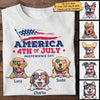 Happy Independence Day America - Gift For 4th Of July - Personalized Unisex T-Shirt