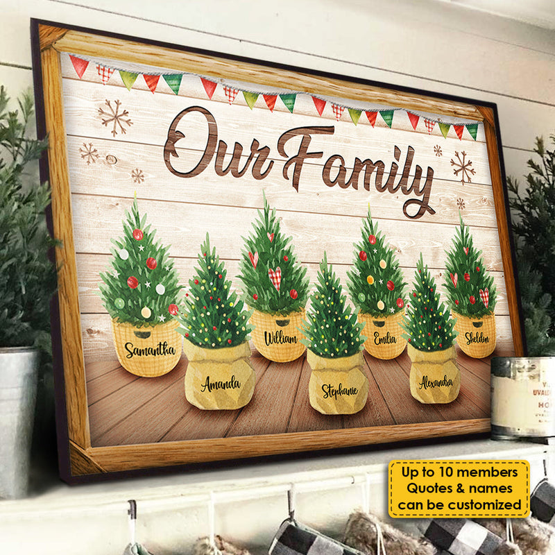 All Hearts Come Home For Christmas - Personalized Horizontal Poster