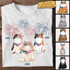 Independence Day Firework Cats - Gift For 4th Of July - Personalized Unisex T-Shirt