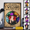 I Welcome Water, Earth, Fire And Air - Personalized Vertical Poster, Halloween Ideas.