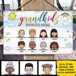 Grandkids Spoiled - Personalized Rectangle Sign