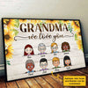 We Love You - Personalized Horizontal Poster